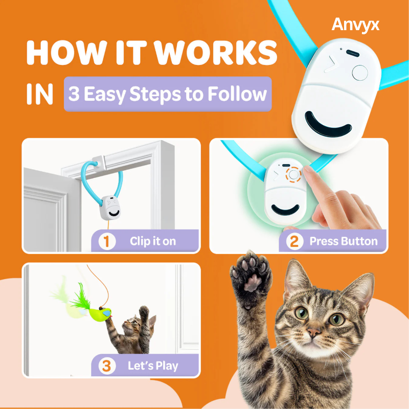 ZapItBird Interactive Cat Toy