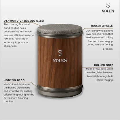 Solen Diamond Rolling Knife Sharpener