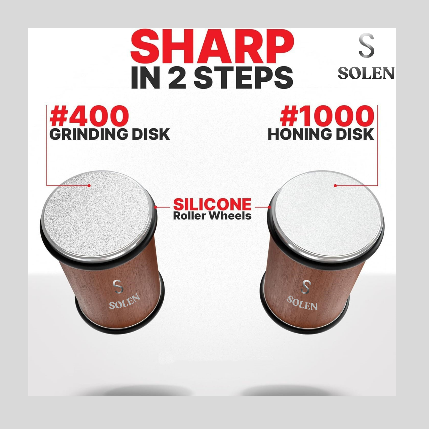 Solen Diamond Rolling Knife Sharpener